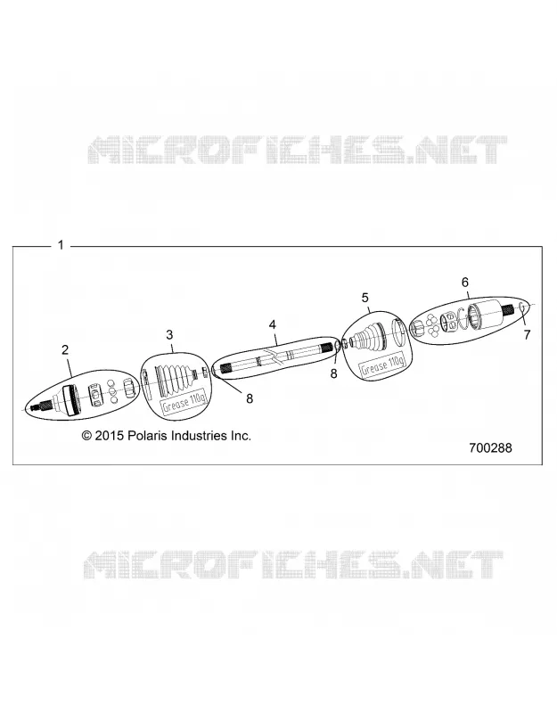 TRASMISSIONE, REAR HALF SHAFT (FROM 12/1/2018)