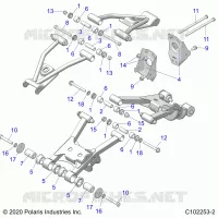 SOSPENSIONE POSTERIORE CONTROL ARM MOUNTING