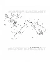 CHASSIS, PROTEZIONE FRIZIONE AND FOOTRESTS