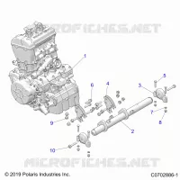 MOTORE, MOUNTING & LONG BLOCK