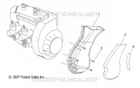 MOTORE, VENTILATORE HOUSING and FAN DUCT