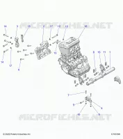 MOTORE, MOUNTING & LONG BLOCK