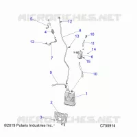 SISTEMA DI ALIMENTAZIONE CARBURANTE, TANK, EVAP -R23T6A99B1 T6E99BD/BM/B9 (C700914)