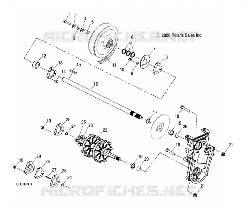 TRASMISSIONE, ALBERO DI TRASMISSIONE and JACKSHAFT