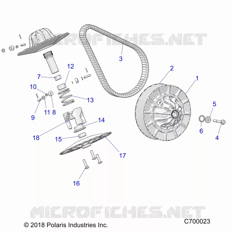 TRASMISSIONE, SECONDARY CLUTCH