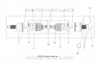 DRIVE TRAIN, DRIVE POSTERIORE ALBERO