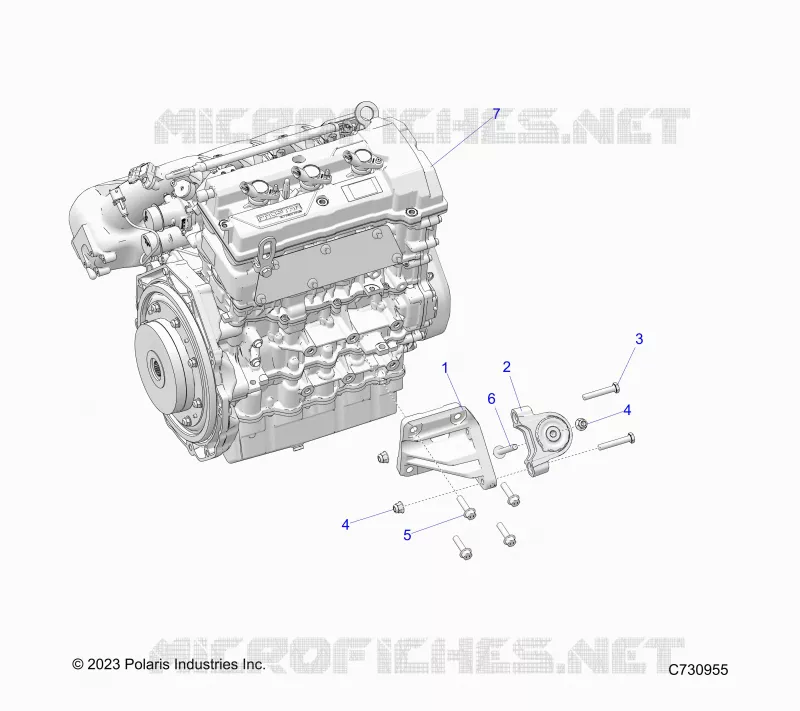 MOTORE, MOUNTING AND LONG BLOCK