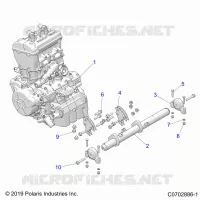 MOTORE, MOUNTING & LONG BLOCK