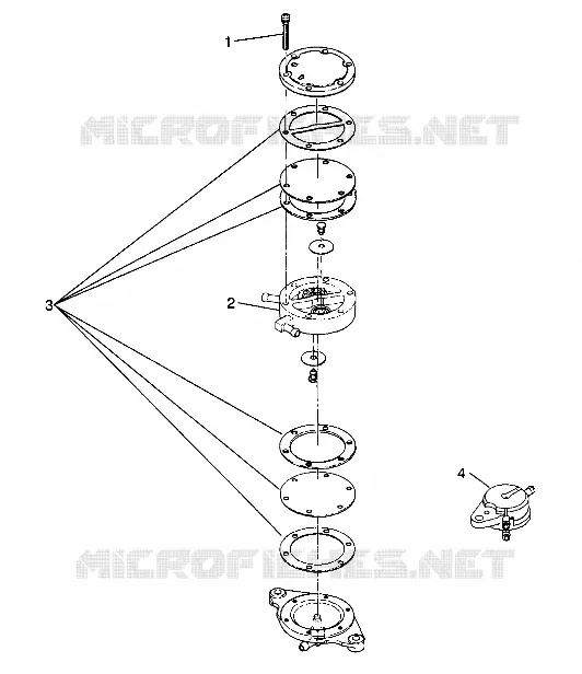 POMPA DI BENZINA ASSEMBLY SL 650 / B934058 (4924732473029A)