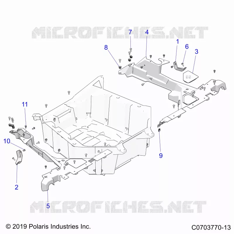 CARROZZERIA POSTERIORE RACK, MOUNTING