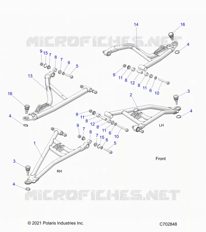 SOSPENSIONI ANTERIORI CONTROL ARMS