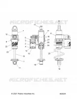 SUSPENSION, SHOCK ANTERIORE TRACK, VELOCITY