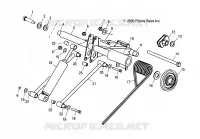 SUSPENSION, POSTERIORE COPPIA ARM AND SHOCK