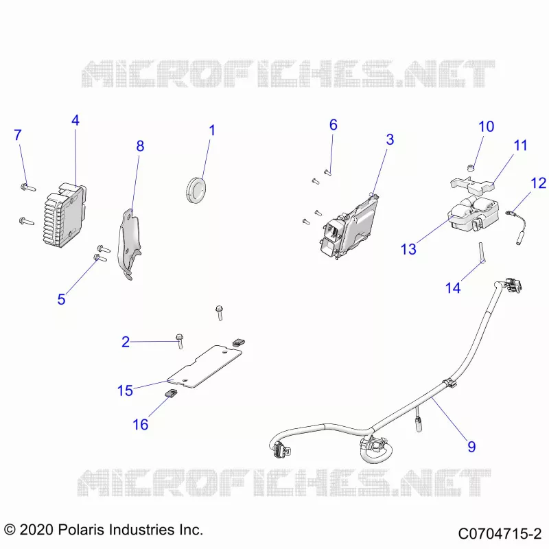 ELETTRICO, HARNESS COMPONENTS AND RELATED- Z22A5A87A2(C701024-3)