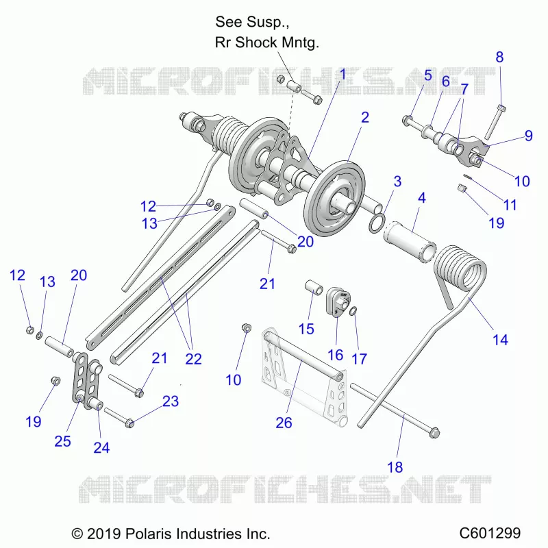 SUSPENSION, POSTERIORE COPPIA ARM