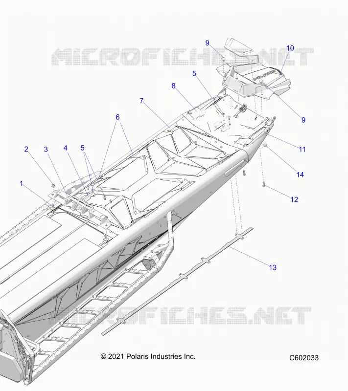 TELAIO, REAR, MISC. COVERS AND SNOWFLAP