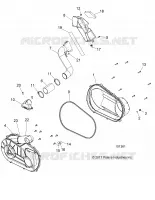 DRIVE TRAIN, COPERCHIO FRIZIONE AND DUCTING