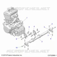 MOTORE, MOUNTING & LONG BLOCK