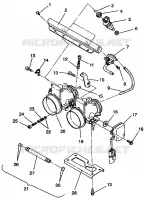 corpo farfallato ASSEMBLY 500 EFI 0942774 and  EFI SKS 0942574 (49274127410037)