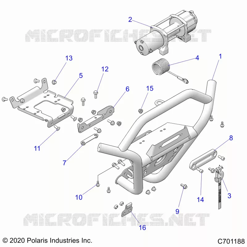CHASSIS, FRONT BUMPER, W/VERRICELLO