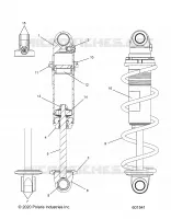 SUSPENSION, SHOCK ANTERIORE TRACK, MONOTUBE
