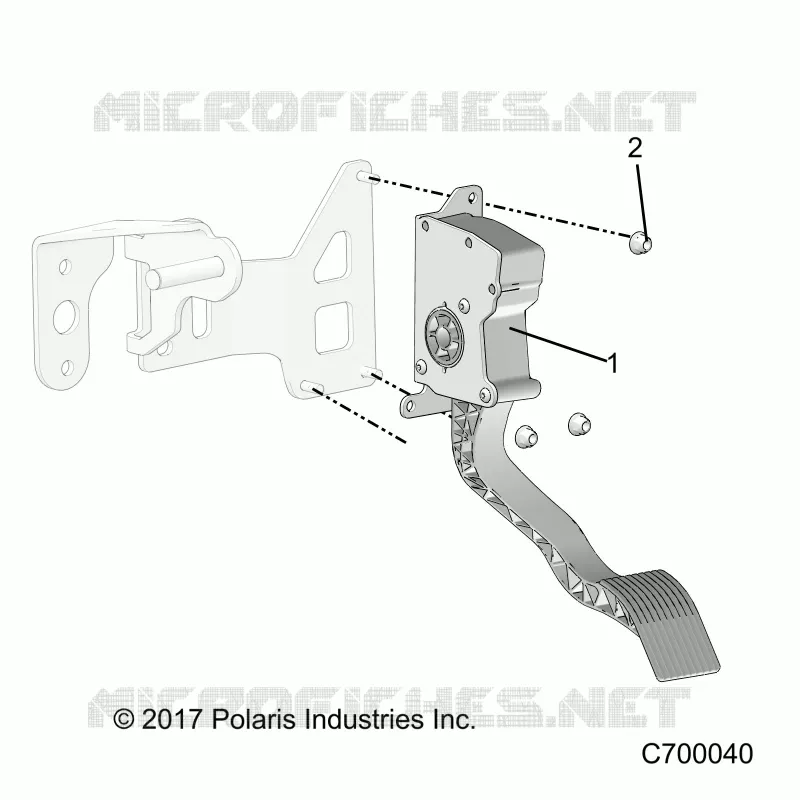 ENGINE, ACCELERATORE PEDALE