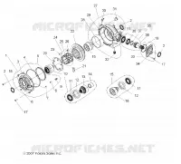 ANTERIORE SCATOLA INGRANAGGI, INTERNAL COMPONENTS