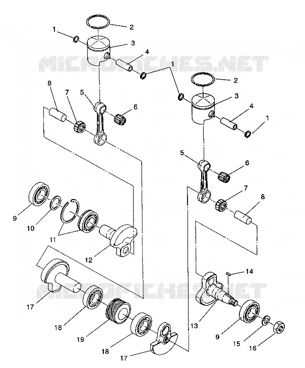 PISTONEEE   ALBERO MOTORE LITE GT/0933133 (4923232323030A)