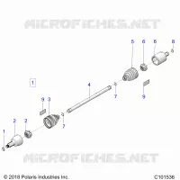 TRASMISSIONE, DRIVE SHAFT, FRONT