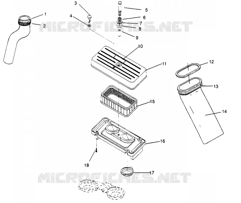 CONDOTTO DELL'ARIA SLT 700 B964166 and  Intl. SLT 700 I964166 (4933923392B006)