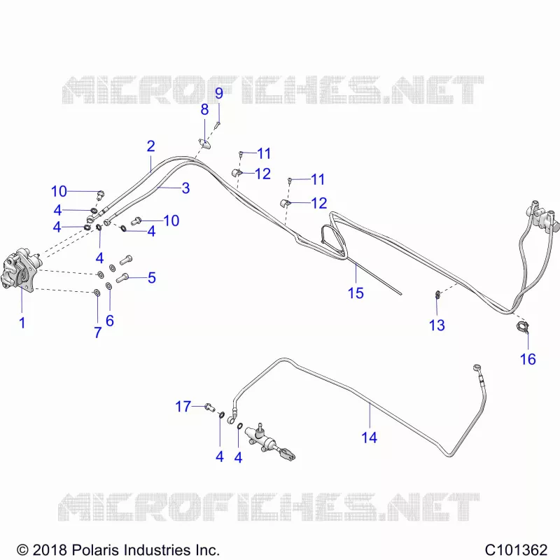 BRAKES, LINEE FRENO POSTERIORE