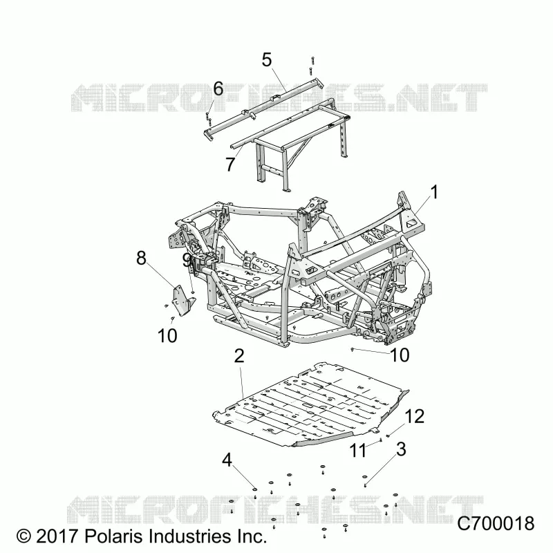 CHASSIS, TELAIO PRINCIPALE AND SKID PLATES