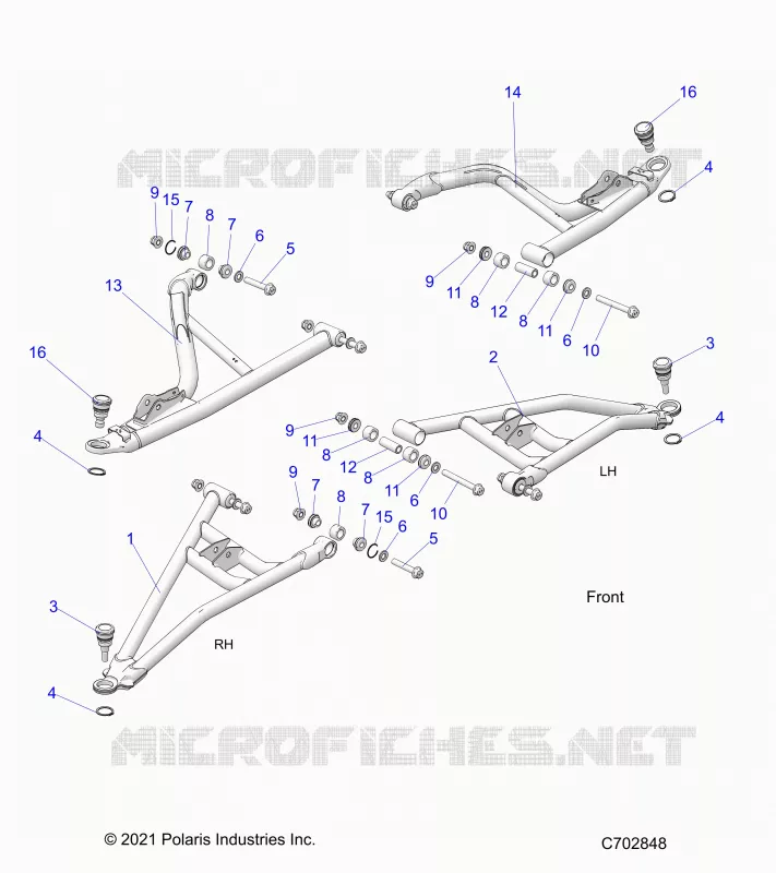 SOSPENSIONI ANTERIORI CONTROL ARMS