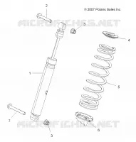 SUSPENSION, AMMORTIZZATORE POSTERIORE