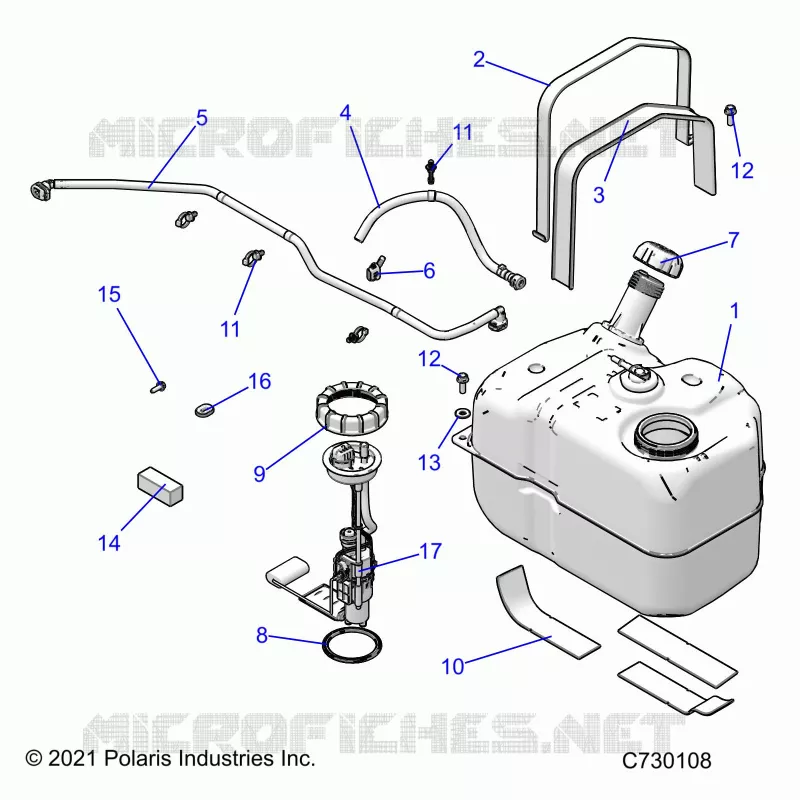 SISTEMA DI ALIMENTAZIONE CARBURANTE, FUEL TANK ASM.