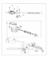 BRAKES, FRONT BRAKE LEVER AND CILINDRO PRINCIPALE 