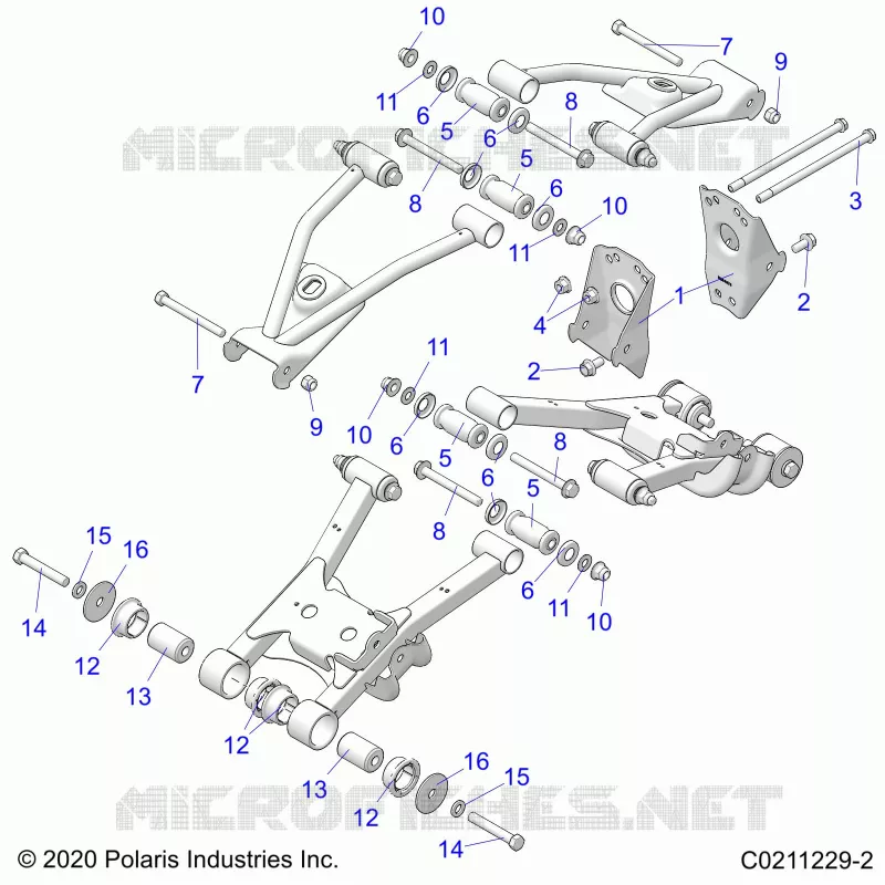SOSPENSIONE POSTERIORE CONTROL ARM, MOUNTING