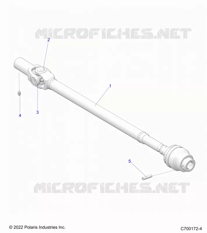 TRASMISSIONE, FRONT PROP SHAFT
