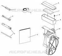 KIT DI STRUMENTI 500 EFI 0963774 and EUROPEAN 500 EFI E963774 (4936183618C006)