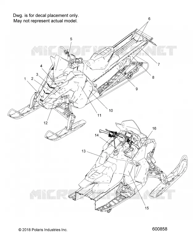 DECALS, INDIAN SKY BLUE SIDE PANEL W/LIME SQUZE ACCENT