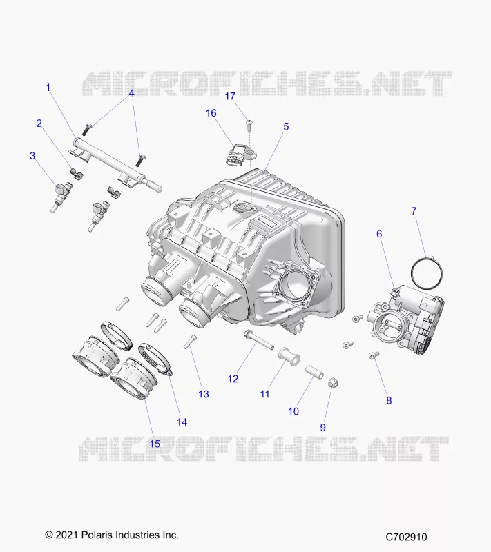 ENGINE, INTAKE MANIFOLD, CORPO FARFALLATO, FUEL RAIL