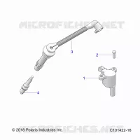 ACCENSIONE COIL, WIRE AND SPARK PLUG