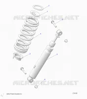 SUSPENSION, SHOCK ANTERIORE MOUNTING