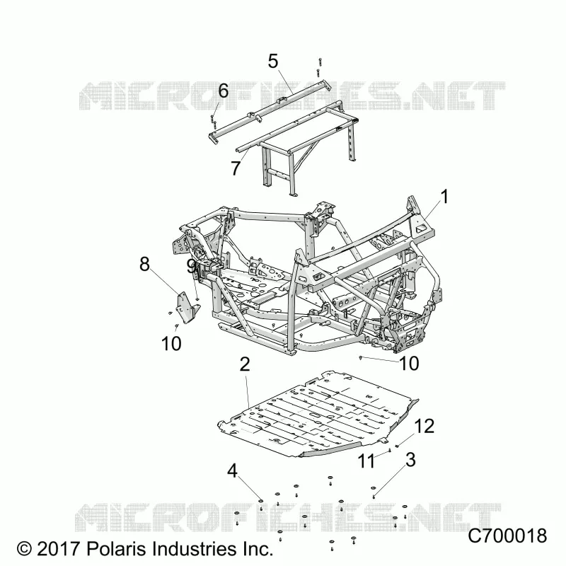 CHASSIS, TELAIO PRINCIPALE AND SKID PLATES