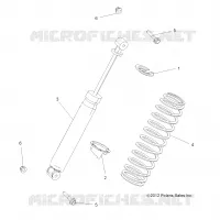 SUSPENSION, AMMORTIZZATORE POSTERIORE