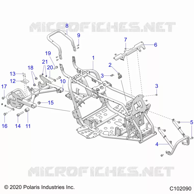 CHASSIS, TELAIO ASM AND SWINGARM