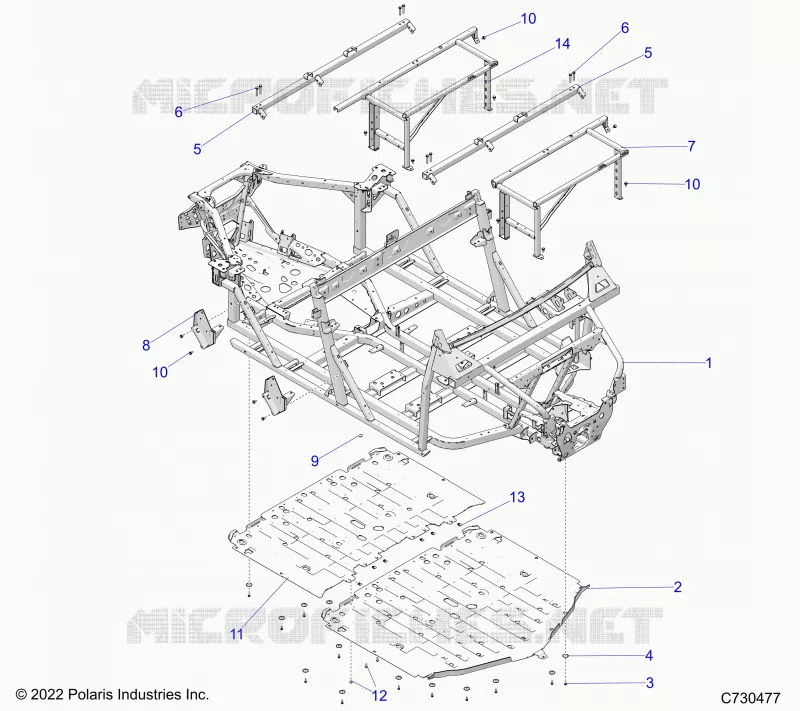 CHASSIS, MAIN FRAME AND SCIARED PLATES