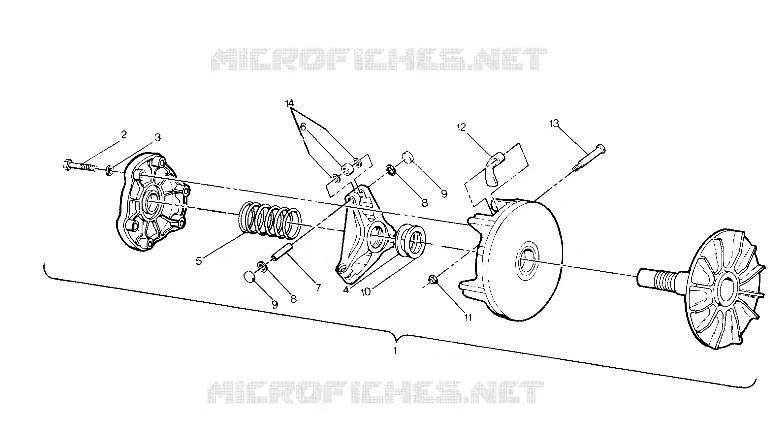 TRASMISSIONE FRIZIONE ASSEMBLY (4915951595028A)