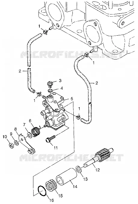 POMPA DELL'OLIO 500 RMK 0982964 and EUROPEAN 500 RMK E982964 (4942634263C014)