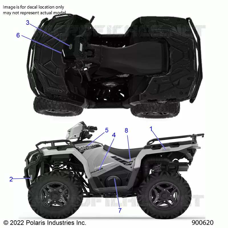 DECALSS GRAPHIC- A23SHR57AH (900620)